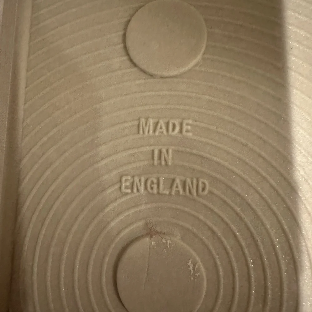 English Porcelain Door Push Plate - Picture 5 of 5